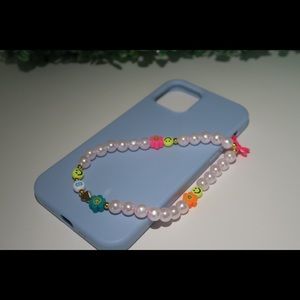 Personalized initial phone charm